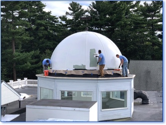Real Dry dome painting in Norwell, MA