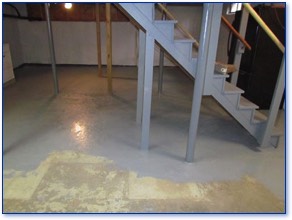 Real Dry protective epoxy floor coating application